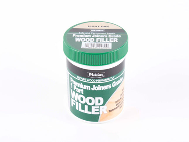Metolux Premium Joiners Grade 1 Part Wood Filler Light Oak - 250ml (Box of 6)