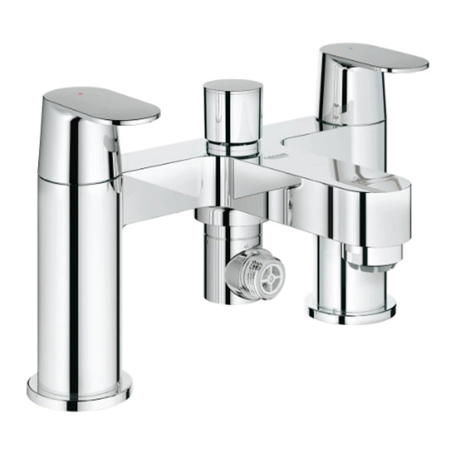 Cosmo Deck 2H Bath Shower Mixer Chrome - 25129000 - Perfect for Your Bathroom