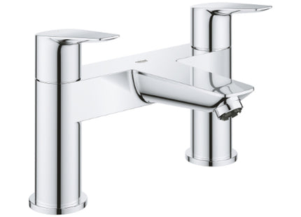 Bauedge Deck 2H Bath Filler Chrome - 25216001 - Modern Design