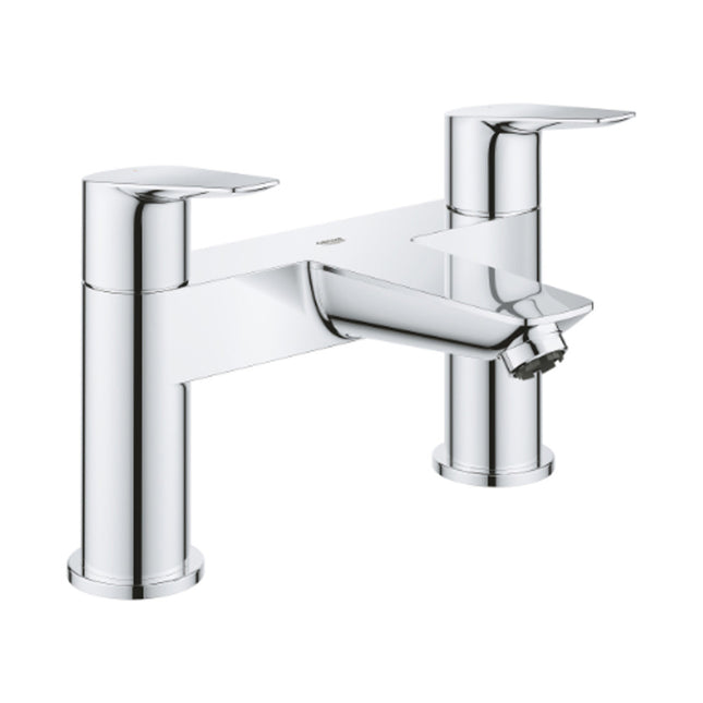Bauedge Deck 2H Bath Filler Chrome - 25216001 - Modern Design