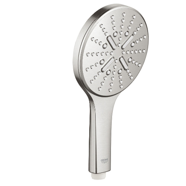 Grohe Rainshower SmartActive 130mm Handshower - Supersteel - 26574DC0