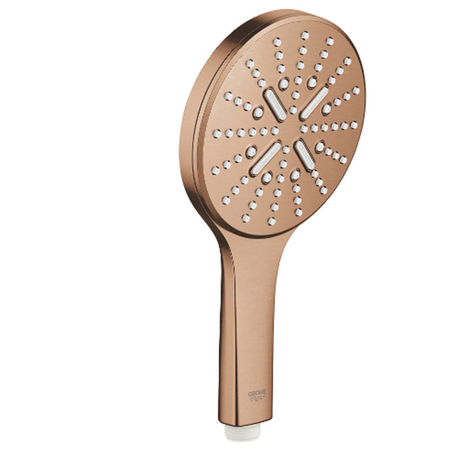 Grohe Rainshower Smartactive 130mm Handshower - Brushed Warm Sunset - 26574DL0