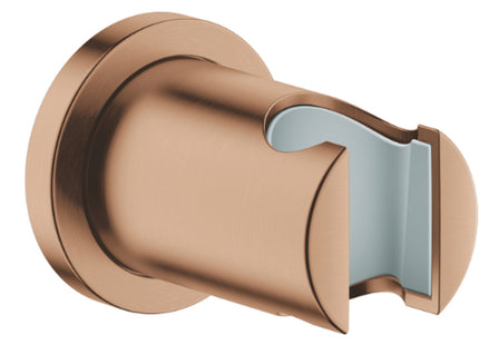 Grohe Rainshower Wall Holder Round Brushed Warm Sunset - 27074DL0 - Essential Shower Accessory