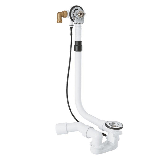 Grohe Inlet-/Waste/Overflow Valve Rough Chrome - 28991000 - Bath Waste Solution