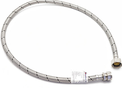 Primaflow Flexible Tap Connector 15mm x 3/4" x 1000mm - Ideal for Plumbing