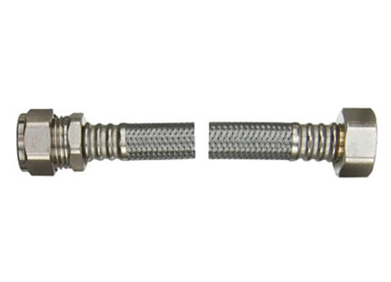 Primaflow Flexible Tap Connector 15mm x 3/4" x 1000mm - Ideal for Plumbing