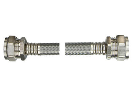 Primaflow FLCC Tube2Tube 15mm x 15mm x 500mm - WRAS Approved Flexible Tap Connector