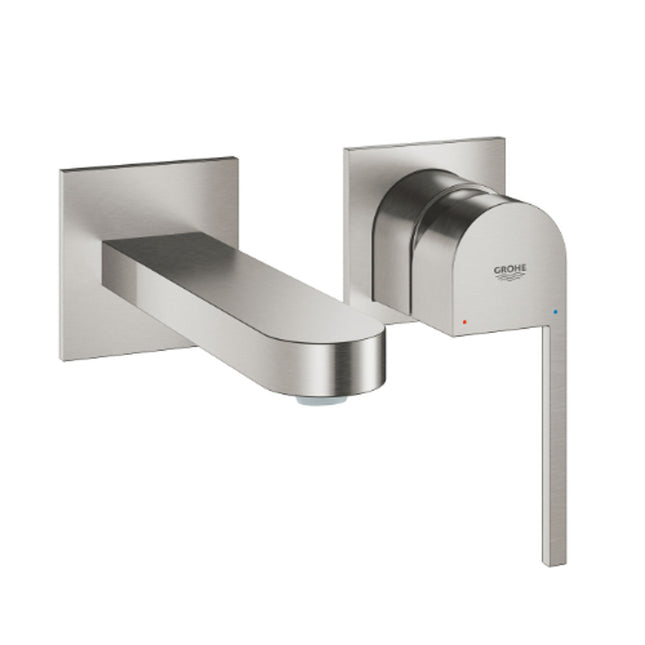 Grohe Groheplus 2H Wall Mounted Basin Mixer - Supersteel - 29303DC3