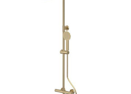 Primaflow Fresssh Crystal II Rnd Shower Set Brass - PSSR895E - Perfect for Stylish Bathrooms