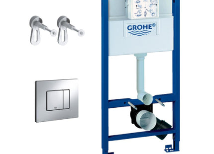 Grohe Skate Cosmo 3-In-1 Rapid SL Frame 1m Chrome - 118152 - Ideal for Cisterns