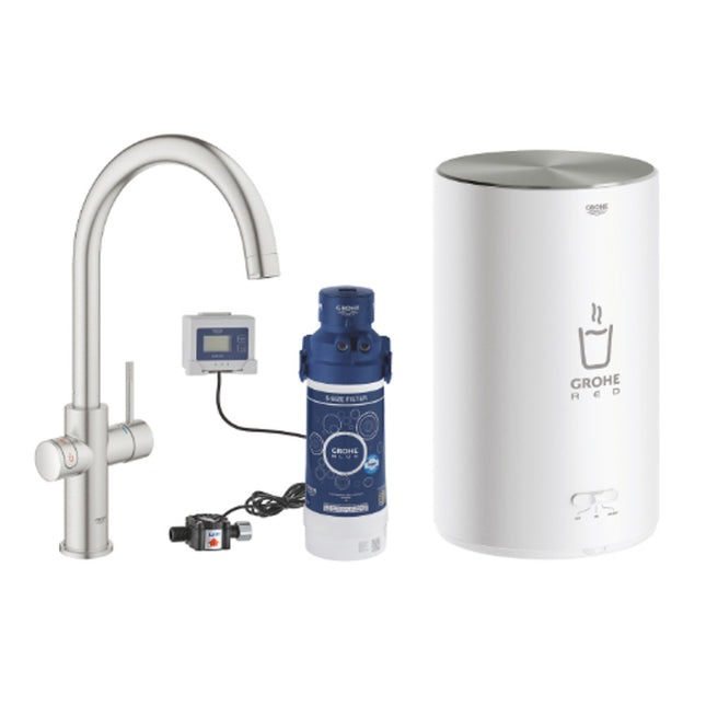 Grohe Grohe Red II Duo C-Spout 3Ltr Boiler Cap - 30058DC1 - Instant Hot Water Solution