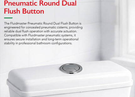 Fluidmaster Pneumatic Flush Plate White - 1000Z-031-P1