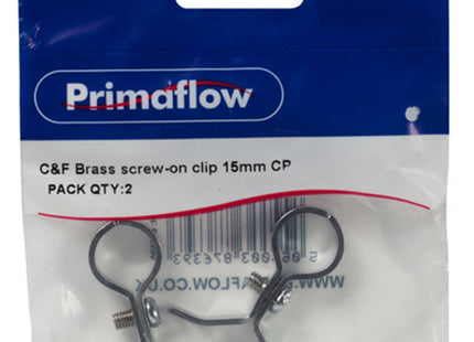 Primaflow Primapack Brass Screw-On Bracket 15mm - 9CPPBS15