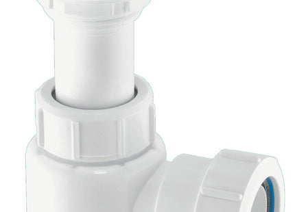 McAlpine AA10W 75mm Water Seal Adjustable Inlet Basin Trap with 1¼" Multifit Outlet