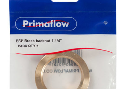 Primaflow Brass Backnut 1.1/4"