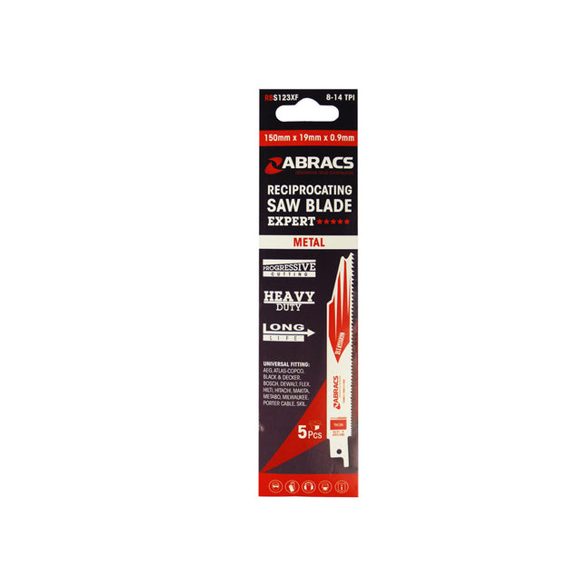 Abracs Reciprocating Saw Blade For Metal - 150 x 19 x 0.9mm