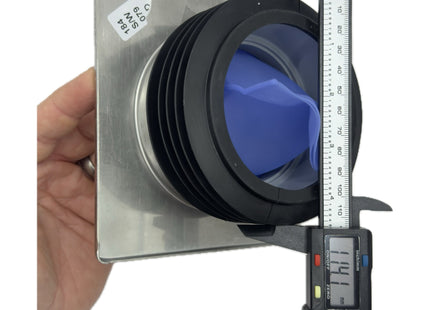 McAlpine Stainless Steel 150mm Shower Grid Tile Unit with Non-Return Valve      FGT150-SV-110
