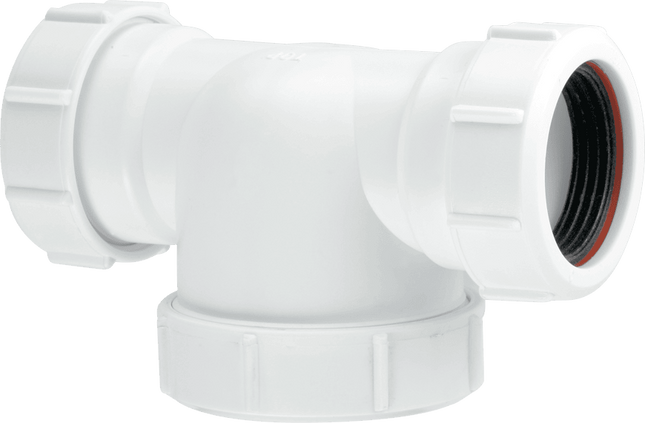 McAlpine TRSH10 1½" x 20mm Water Seal Running Tubular 'P' Trap with 1½" Multifit Outlet