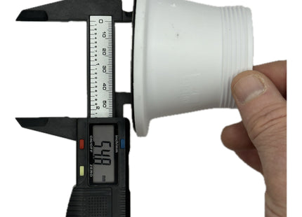 McAlpine BSW21P Centre Pin Sink Waste: 85mm Stainless Steel Flange with Plug