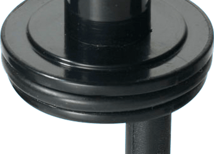 McAlpine BP2-CAP Black Plastic Captive Plug - 1¾" diameter (for 1½" waste)