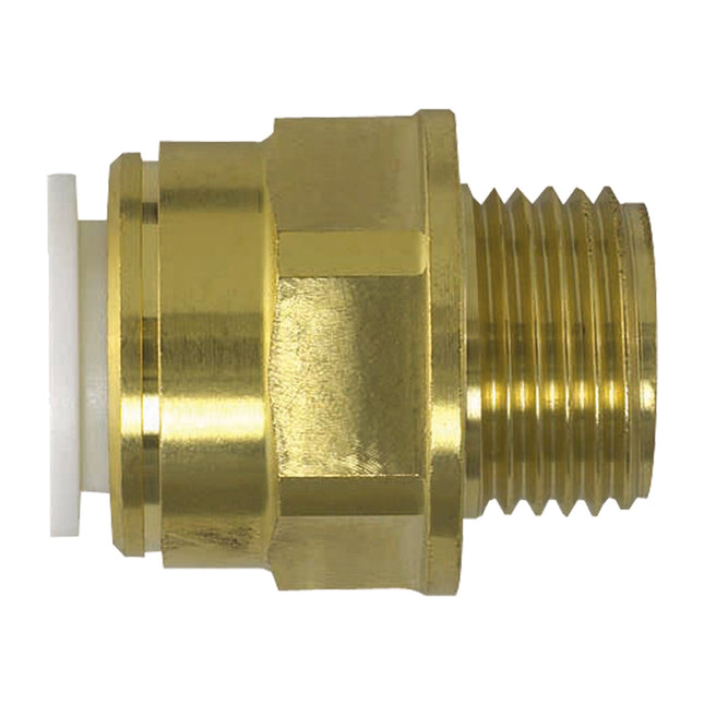 John Guest Speedfit Brass Coupler 22mm X 3/4" Male BSP (Pack of 5)