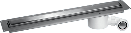McAlpine CD1200-O-B Brushed Stainless Steel Slimline Channel Drain - 1148mm