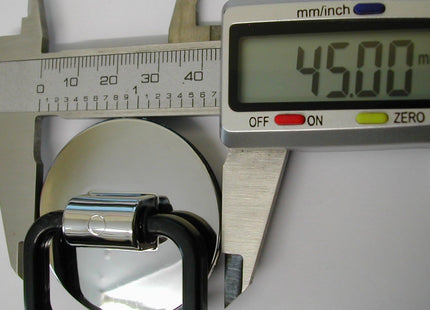 McAlpine Chrome Plated Bathroom Plastic Plugs 38mm + 44mm Diameter with Handle and Rubber Seal CP2H + CP1H