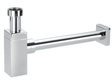 McAlpine CA32SQUK-CB Chrome Plated Brass Basin Kit with Square Bottle Trap