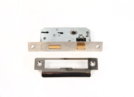 Owlett-Jaton 3 Lever Mortice Sash Lock 50mm Np/Eb. (Box of 5)