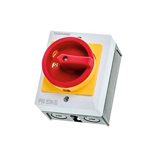 TimeGuard Isolator Weathersafe Rotary Isolator Switch Ð 3 Pole 20A