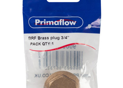 Primaflow Brass Plug 3/4" - 9BP34