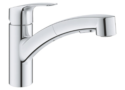 Kitchen Sink Mixer With Pull Out Low Spout - 31869000 - Modern Design