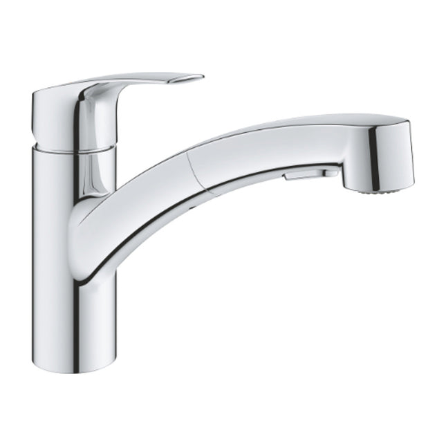 Kitchen Sink Mixer With Pull Out Low Spout - 31869000 - Modern Design