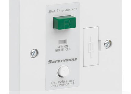 SafetySure RCD Spur White 1-Gang 13A 30mA