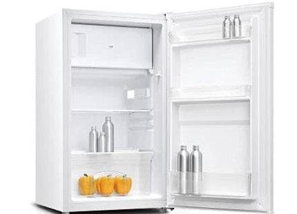 HADEN HR82W Refrigerator Larder Fridge Freestanding Under Counter with Ice Box, 48cm, 82 Litre, White