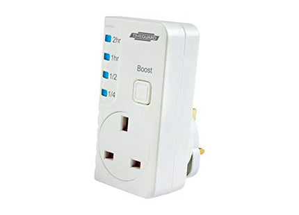 Timeguard TGBT6 Plug-In Electronic Boost Adapter Timer, 3 kW White