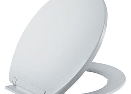 Sabichi Bathroom Classic White Plastic Slow Close WC Toilet Easy Fit Seat 167255, 45.5 x 37.5 x 6.1 cm