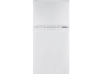 Haden HT118W Freestanding Fridge Freezer, 48cm, 118 L Capacity, White, 2 Year Warranty