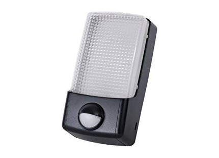 TIMEGUARD Square BULKHEAD 5W LED PIR LIGHT BLACK BPSCA LED88PIR SR08501