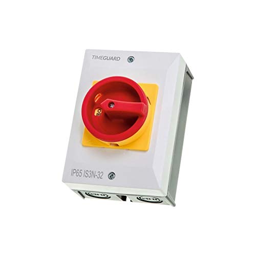 TimeGuard Isolator  Weathersafe Rotary Isolator Switch Ð 3 Pole 32A