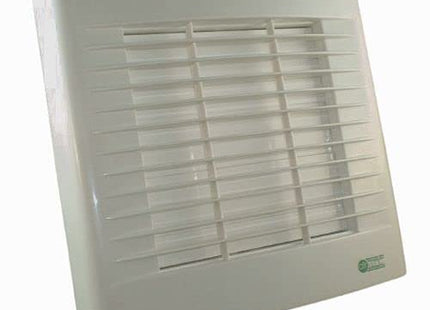 Airvent 426568 Extractor Fan with Timer & Auto Shutters Large 6" 150mm for Kitchen Wall