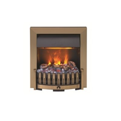 Dimplex Antique Brass Danville OptiMyst Smoke & Flame Effect Insert Fire Place