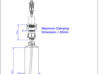 McAlpine SOAP-CP Soap Dispenser for Sink:½ litre bottle with Chrome Plated Plastic Top