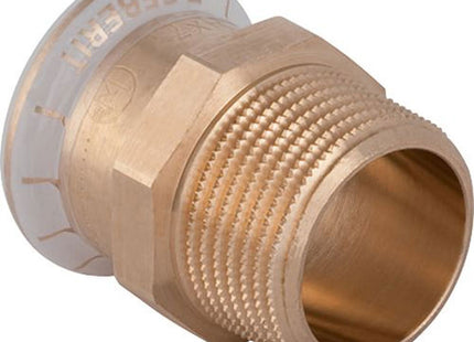 Geberit Mapress Copper Adaptor With Male Thread 54mm x 2" - 61711