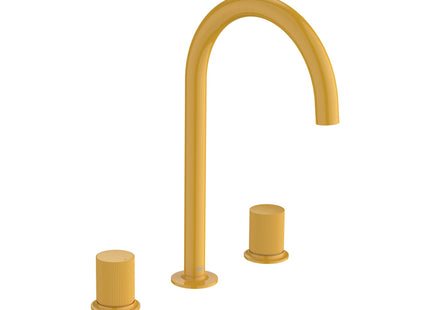 Roca NU 2HD 3-H BAS W/O P/U Yellow - A5A3E3FP10 - Basin Mixer Tap
