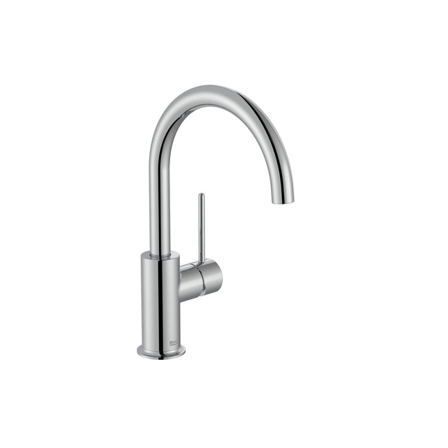 Roca Victoria Basin Mixer Smooth Body - Chrome, Click Clack Waste - A5A3A4FC0R
