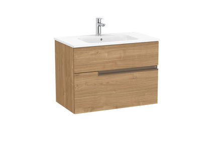 Roca Victoria-N 2 Drw Unit 800x460mm - A857922517 - Stylish Bathroom Storage