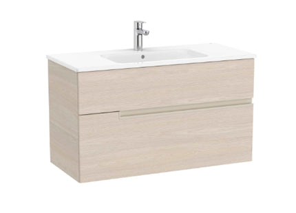 Roca Victoria-N 2 Drw Unit 1000x460mm - A857923541 - Stylish Bathroom Storage