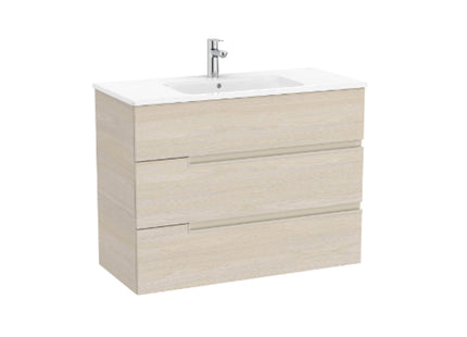 Roca Victoria-N 3 Drawer Unit 1000mm x 460mm - A857939541 - Perfect for Bathroom Storage