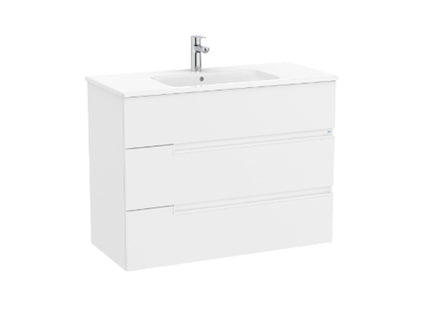 Roca Roca Victoria-N(New) 3 Drw Unit 1000x460mm - A857939509 - Stylish Bathroom Storage